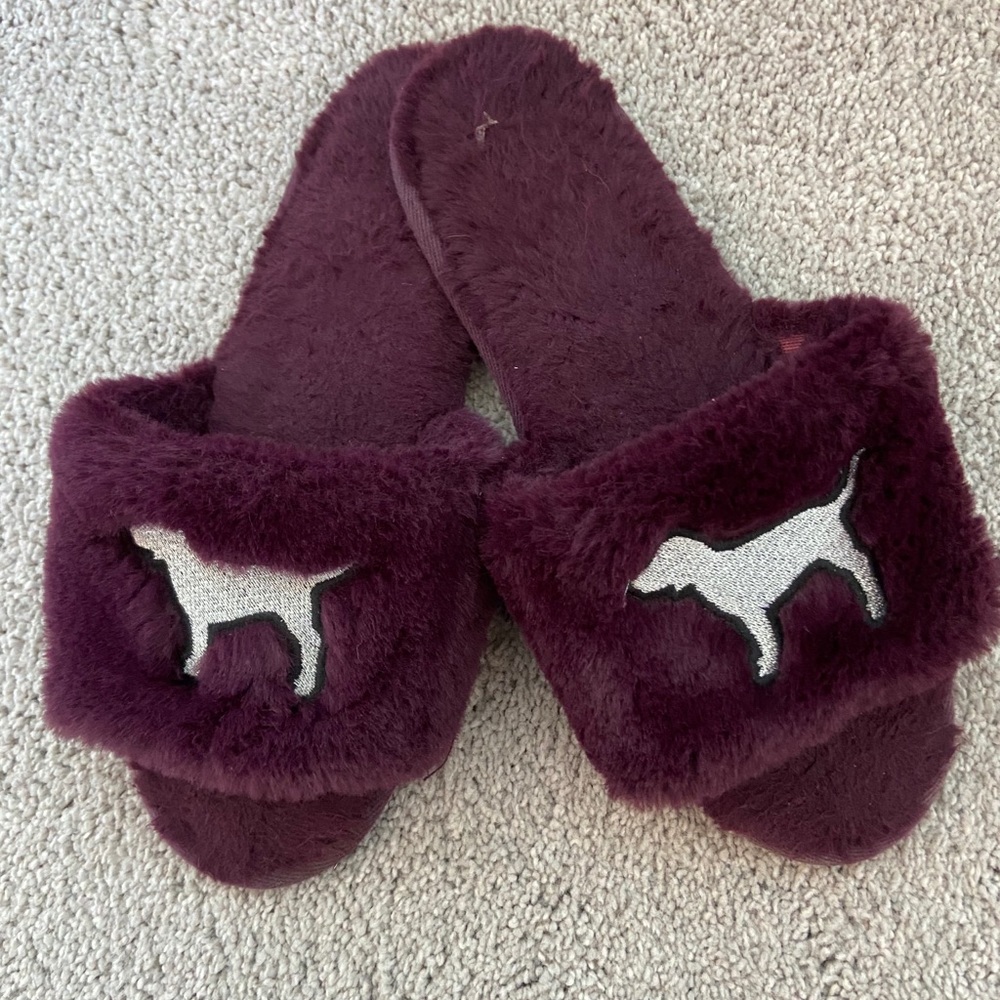 Pink Victoria secret slippers